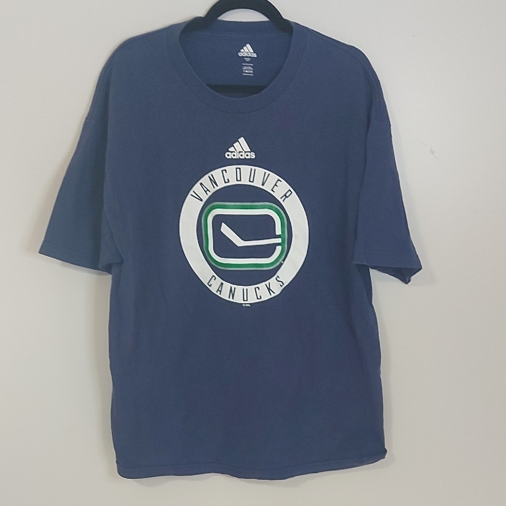 Adidas Vancouver Canucks Navy T-Shirt XL